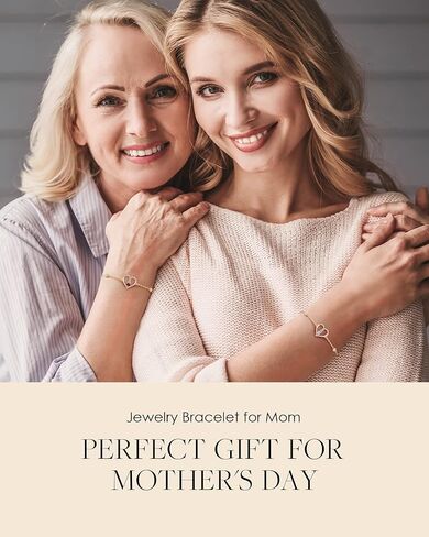 LOUISA SECRET إنفينيتي الحب سوار القلب للنساء، 925 الفضة الاسترليني سحر المرأة جوهرة الميلاد سوار، روز الذهب مطلي عيد ميلاد الذكرى والمجوهرات هدية للنساء الأم أمي فتاة زوجة صديقة in Kuwait