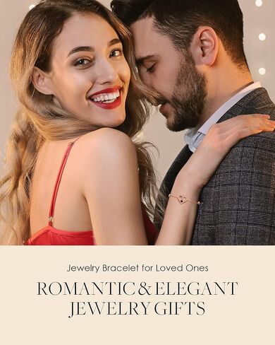 LOUISA SECRET إنفينيتي الحب سوار القلب للنساء، 925 الفضة الاسترليني سحر المرأة جوهرة الميلاد سوار، روز الذهب مطلي عيد ميلاد الذكرى والمجوهرات هدية للنساء الأم أمي فتاة زوجة صديقة in Kuwait