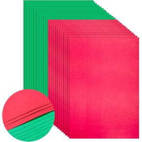 100 Sheets Valentine's Day Colored Cardstock Thick Paper, Red Pink A4 Medium Weight 70lb Cover Card Stock for Hearts & Crafts, Invitations, Greeting Cards, Posters, Scrapbook Supplies