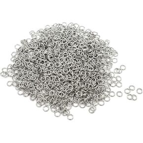 AUEAR, 1000 Pack Open Jump Rings Stainless Steel Open Jump Ring Split O Rings for Jewelry 10 X 10 MM in Kuwait