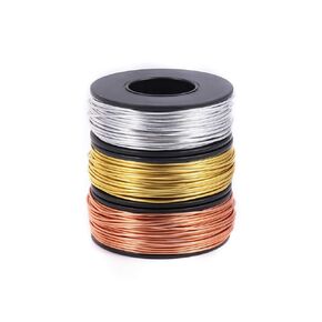 66 Yards 10 Rolls Silver Tone Craft Wire Bulk 24 Gauge Thin Metal Beading Wire Bulk for Jewelry Making and Craft