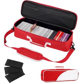 Arkeiliy Card Game Carrying Case for Cards Against Humanity, MTG Card Storage Bag Holding 1200+ Cards Fit for Trading Card Deck Box, Sports and Baseball Cards in Kuwait