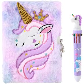 دفتر يوميات العائلة للفتيات من HH مع مجموعة أقلام متطابقة متعددة الألوان (Unicorn P) in Kuwait