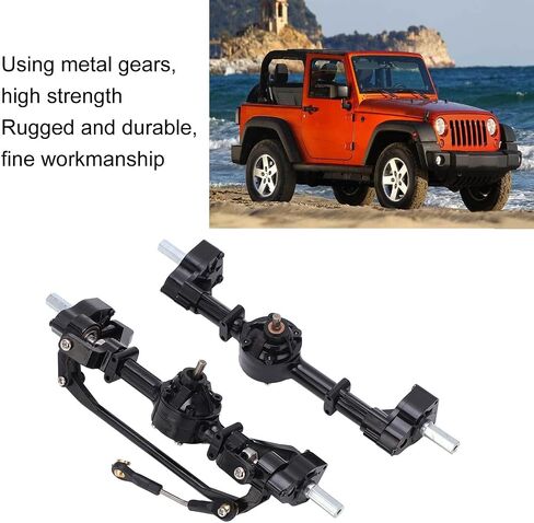 HAOX Front Rear Bridge Axle Gear Box, Small Size Durable Fine Workmanship Front Rear Axle Gear Box with Screw for WPL FY 1:16 RC Car for B14 B24 C14 C24 C34 in Saudi Arabia