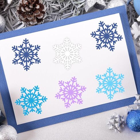 AnyDesign 50 ورقة متنوعة من ورق بطاقات عيد الميلاد باللون الأحمر والأخضر والذهبي، ورق قصاصات ملون DIY لشجرة عيد الميلاد في فصل الشتاء، صنع بطاقات هدايا الحفلات المنزلية والمكتبية والمدرسة، 8.5 × 11 بوصة in Kuwait