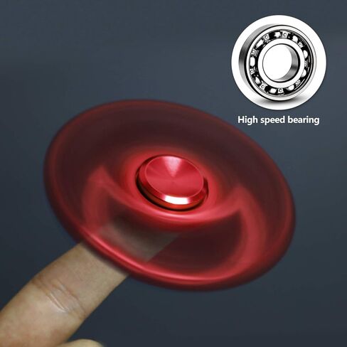 ألعاب ATESSON Fidget Spinner EDC ADHD لتخفيف التوتر للأطفال والبالغين، ألعاب دوارة يدوية معدنية ذات سرعة عالية وألعاب أصابع القلق والملل لقتل الوقت in Kuwait