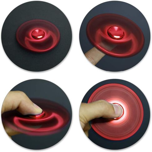 ألعاب ATESSON Fidget Spinner EDC ADHD لتخفيف التوتر للأطفال والبالغين، ألعاب دوارة يدوية معدنية ذات سرعة عالية وألعاب أصابع القلق والملل لقتل الوقت in Kuwait