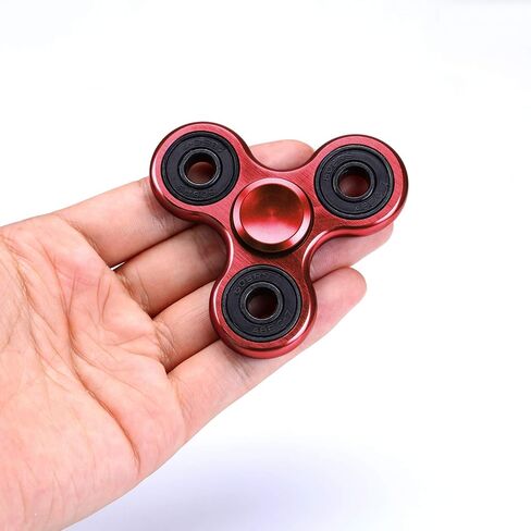 ألعاب ATESSON Fidget Spinner EDC ADHD لتخفيف التوتر للأطفال والبالغين، ألعاب دوارة يدوية معدنية ذات سرعة عالية وألعاب أصابع القلق والملل لقتل الوقت in Kuwait
