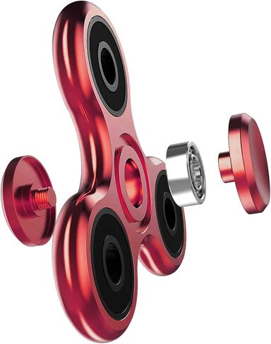ألعاب ATESSON Fidget Spinner EDC ADHD لتخفيف التوتر للأطفال والبالغين، ألعاب دوارة يدوية معدنية ذات سرعة عالية وألعاب أصابع القلق والملل لقتل الوقت in Kuwait