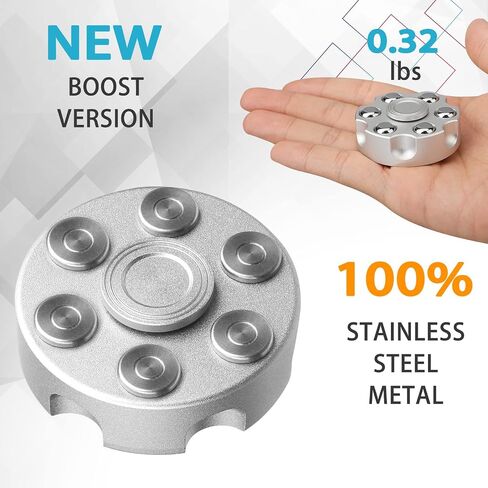 Cool Alloy Fidget Spinner Metal Toy for Kids Adults, Fidget Cube Chain Toys Small Sensory Gadget Finger Hand Spinner Focus Desk Spining Top Toy Party Favors Prizes Goody Bag Fillers Novelty Gift in Kuwait
