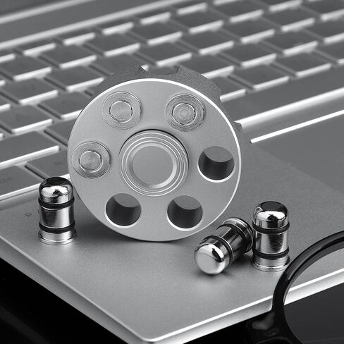 Cool Alloy Fidget Spinner Metal Toy for Kids Adults, Fidget Cube Chain Toys Small Sensory Gadget Finger Hand Spinner Focus Desk Spining Top Toy Party Favors Prizes Goody Bag Fillers Novelty Gift in Kuwait