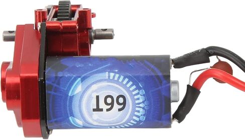 RiToEasysports Case with 66T Brushed Motor Aluminum Alloy RC Parts for SCX24 1/24 RC Car (Green) Scx24 Motor in Kuwait