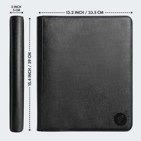 Forzarocket 324 Toploader Binder | 9-Pocket Zippered Ringless Album for TCG & Sports Cards | PU Leather Side-Load Storage in Kuwait
