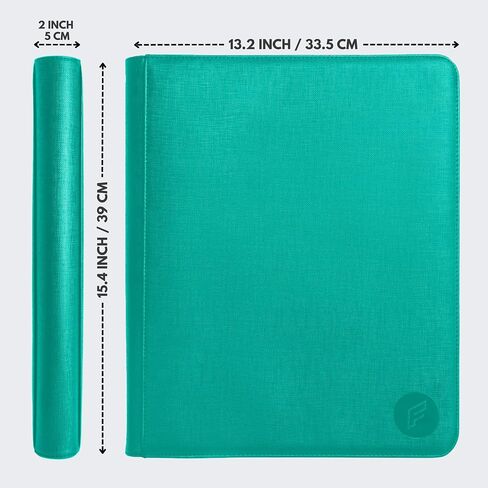 Forzarocket 324 Toploader Binder | 9-Pocket Zippered Ringless Album for TCG & Sports Cards | PU Leather Side-Load Storage in Kuwait