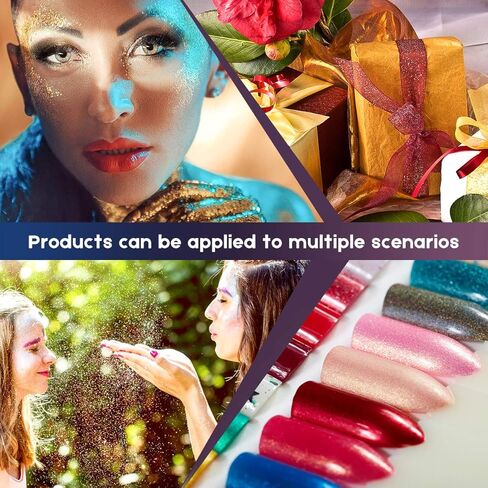 Mica Powder,18 Jars of Pigment for Paint, Dye, Soap Making, Nail Polish, Epoxy Resin, Candle Making, Bath Bombs, Slime，Colorant Soap Dye Candle Making Pearl Metallic Set in Kuwait