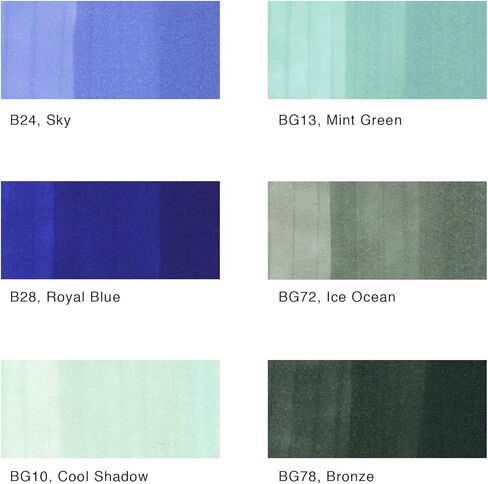 Copic Sketch, Alcohol Markers, 6pc Set, Portrait in Kuwait