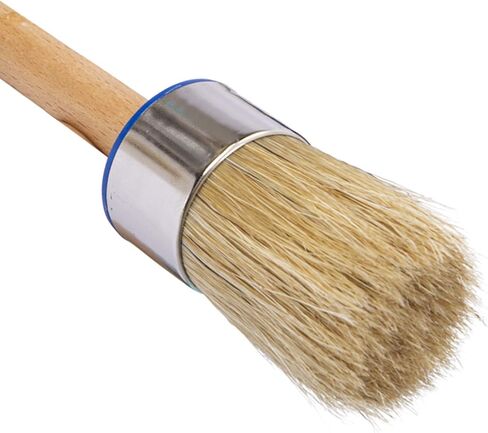 مجموعة فرش طلاء الطباشير - 3 قطع طلاء طباشير للأثاث، فرش طلاء وشمع ذات شعيرات طبيعية، استنسل طلاء، أثاث DIY، ديكور منزلي، صناعة البطاقات، الحرف الفنية DIY in Kuwait