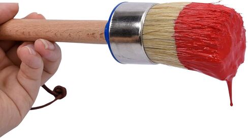 مجموعة فرش طلاء الطباشير - 3 قطع طلاء طباشير للأثاث، فرش طلاء وشمع ذات شعيرات طبيعية، استنسل طلاء، أثاث DIY، ديكور منزلي، صناعة البطاقات، الحرف الفنية DIY in Kuwait