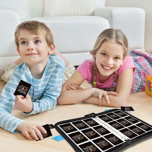 pokonboy 720 جيوب بطاقة التجارة الأكمام الأكمام الموثق بطاقة البيسبول، حامل بطاقة التجارة حمل بطاقة القضية مناسبة لبطاقات البيسبول، بطاقات التداول، بطاقات كرة القدم (الأحمر) in Kuwait