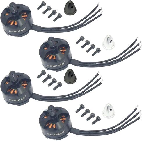 4Pcs / 1Piece 2204 2300KV Brushless Motor CCW CW for DIY Mini Multirotor Quadcopter 210 250 270 Robotcat Racing Drone (2Pcs CW + 2Pcs CCW) in Kuwait