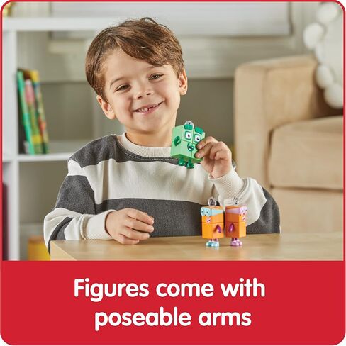 hand2mind Numberblocks Four and The Terrible Twos، مقتنيات شخصيات الألعاب، تماثيل كرتونية صغيرة للأطفال، شخصيات عمل صغيرة، مجموعات لعب شخصية، ألعاب خيالية in Saudi Arabia