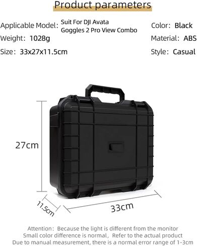 بوسو حقيبة حمل صلبة مقاومة للماء لدي جيه اي افاتا مع ملحقات نظارات دي جيه اي 2 من افاتا in Kuwait