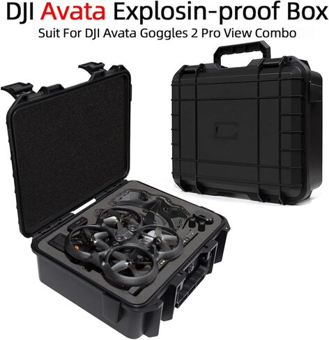 بوسو حقيبة حمل صلبة مقاومة للماء لدي جيه اي افاتا مع ملحقات نظارات دي جيه اي 2 من افاتا in Kuwait