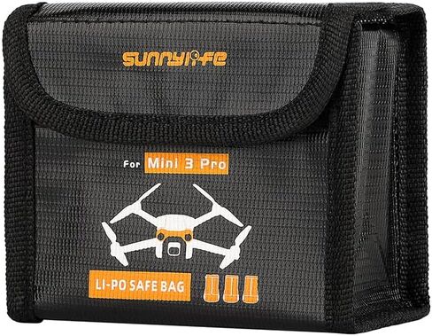 حقيبة آمنة لبطارية الطيران لـ DJI Mini 3 Pro، حافظة واقية لبطارية ليثيوم النقل، ملحقات حقيبة آمنة مقاومة للانفجار (لبطاريات 3 قطع) in Saudi Arabia