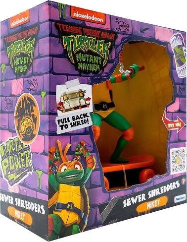 Teenage Mutant Ninja Turtles 5" Sewer Shredders, Michaelangelo, Movie Edition, Ages 3+ in Saudi Arabia