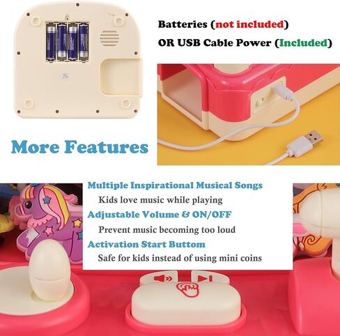 لعبة GcFoir Arcade Claw Machine Candy Crane للأطفال مع مجموعة جوائز - 50 لعبة صغيرة لإعادة ملء جوائز عيد الميلاد (أزرق) in Kuwait