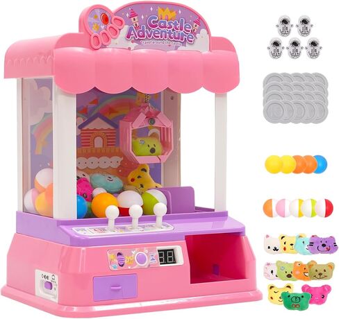 Claw Machine for Kids Large Claw Machine Claw Game Toy Dool Grabber Toy with Rich Accessories for Kids Toddlers Educational Gifts for Boys & Girls in Kuwait