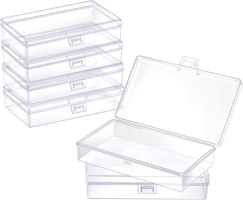 ZORRITA Small Plastic Storage Containers, 6 Pack, 3.5 x 2.3 x 1.3 Inch in Kuwait