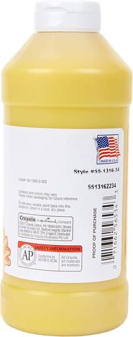 Crayola Washable Finger Paint - Black (16 Oz), Toddler Paint for Arts & Crafts, Kids Classroom Supplies, Nontoxic & Easy To Clean in Saudi Arabia