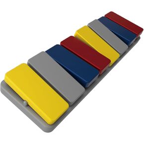 Fidget Toy - Cool Metal Haptic Slider | Slim Design Clicker Sensory Gadget | Easy to Carry Office Desk Toy for Stress Autism ADHD Relief for Adults | Switch Button Pushing Feedback – Multicolor