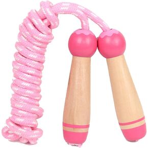 TIENO Toy Jump Rope for Kids Wooden Handle Jumping Ropes 7 Feet Christmas Birthday Gift in Saudi Arabia