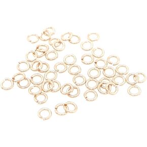 50pcs 14/20 Gold Filled Round Open Jump Rings 4.0MM OD, 2.4MM ID 20 Gauge by CRAFT WIRE