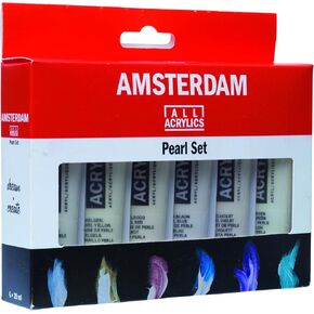 Amsterdam Acrylic Standard Series Paint Set 6x20ml Pearl in Kuwait