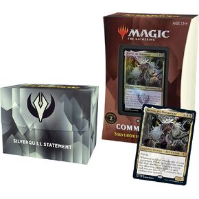 مجموعة Magic The Gathering Strixhaven Commander Deck - بيان Silverquill (أسود وأبيض)، أكثر من 13 عامًا in Saudi Arabia
