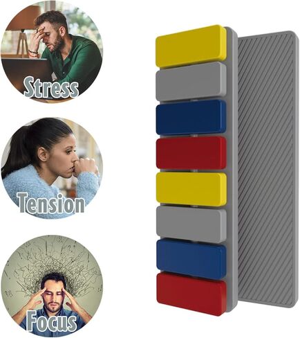 لعبة فيدجيت - منزلق معدني رائع | أداة حسية للنقر بتصميم نحيف | لعبة مكتب مكتب سهلة الحمل لتخفيف التوتر والتوحد واضطراب فرط الحركة ونقص الانتباه للبالغين | زر التبديل دفع ردود الفعل - متعدد الألوان in Kuwait