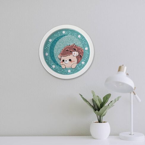 مجموعة طلاء ألماس 5D من FEELOOK للأطفال مع إطار، فنون وحرف يدوية ماسية للأطفال، لوحة نقاط الأحجار الكريمة حسب مجموعة الأرقام، لوحة أحجار كريمة للفتيات والفتيان الذين تتراوح أعمارهم بين 6-8-10-12 هدية-كوالا in Kuwait