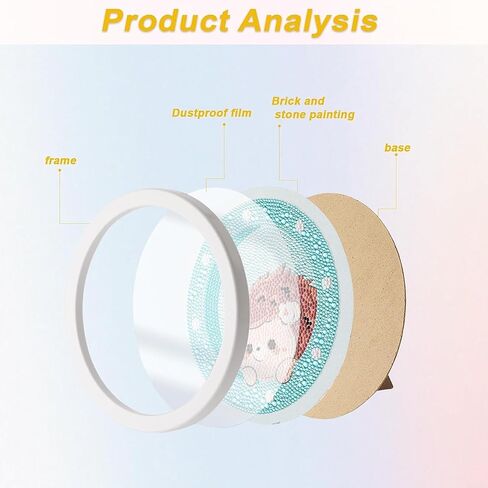 مجموعة طلاء ألماس 5D من FEELOOK للأطفال مع إطار، فنون وحرف يدوية ماسية للأطفال، لوحة نقاط الأحجار الكريمة حسب مجموعة الأرقام، لوحة أحجار كريمة للفتيات والفتيان الذين تتراوح أعمارهم بين 6-8-10-12 هدية-كوالا in Kuwait