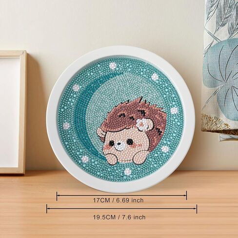 مجموعة طلاء ألماس 5D من FEELOOK للأطفال مع إطار، فنون وحرف يدوية ماسية للأطفال، لوحة نقاط الأحجار الكريمة حسب مجموعة الأرقام، لوحة أحجار كريمة للفتيات والفتيان الذين تتراوح أعمارهم بين 6-8-10-12 هدية-كوالا in Kuwait