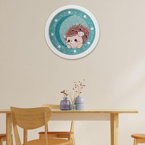 مجموعة طلاء ألماس 5D من FEELOOK للأطفال مع إطار، فنون وحرف يدوية ماسية للأطفال، لوحة نقاط الأحجار الكريمة حسب مجموعة الأرقام، لوحة أحجار كريمة للفتيات والفتيان الذين تتراوح أعمارهم بين 6-8-10-12 هدية-كوالا in Kuwait