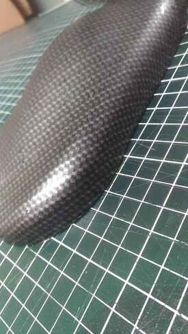 ST Color Carbon001-Water Transfer Printing / Hydrographics / Hydro Dipping Film-Carbon Fiber(Full Printing)-50cm Widthx400cm Length, Silver, Black in Saudi Arabia