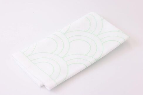 مجموعة هيدا ساشيكو، شيبو، مجموعة الخياطة اليابانية التقليدية، خيط أزرق، إبرة، كشتبان، وقماش قطني أبيض مع طباعة خط شبكي (المجموعة G) in Kuwait