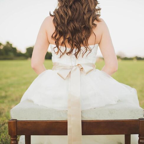 GTYBOVA Polyester Yellow Satin Ribbon 50 Yards 5/8 inch X 25 Yards/Roll Fabric Ribbons for Gift Wrapping Bows Bouquet Wedding Sewing Craft and More 2 Pack in Kuwait