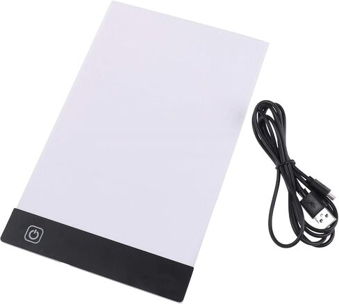 Kayueti A5 LED Drawing Tablet Thin Art Stencil Drawing Board Light Box tracing Table pad, for 5D Diamond Painting Full Drill Embroidery, Cross Stitch Embroidery, Embossing, Sewing Projects etc in Saudi Arabia