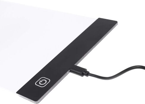 Kayueti A5 LED Drawing Tablet Thin Art Stencil Drawing Board Light Box tracing Table pad, for 5D Diamond Painting Full Drill Embroidery, Cross Stitch Embroidery, Embossing, Sewing Projects etc in Saudi Arabia