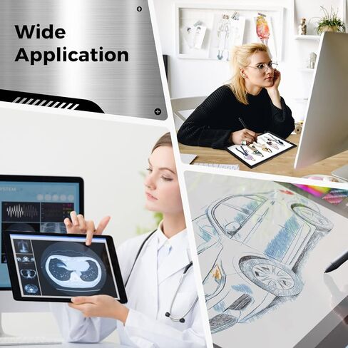 لوحة اضاءة LED ايه 4، صندوق اضاءة محمول رفيع للغاية مع سطوع قابل للتعتيم، لوحة نسخ تعمل بمنفذ USB، لوحة اضاءة تتبع متينة للرسم والرسم والرسوم المتحركة ثنائية الابعاد in Kuwait