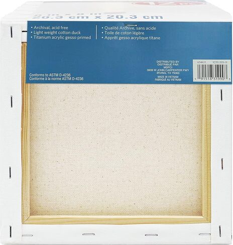 12 Pack 8"; x 8"; Super Value Canvas by Artist's Loft™ Necessities™ in Saudi Arabia
